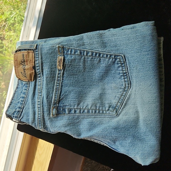 Signature Levi's Boot Cut Stretch Jeans ☆ Misses Sz 8 Short ☆ Vintage ☆ Awesome - Picture 14 of 14